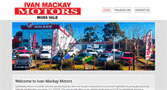 Desktop Screenshot of ivanmackaymotors.com.au